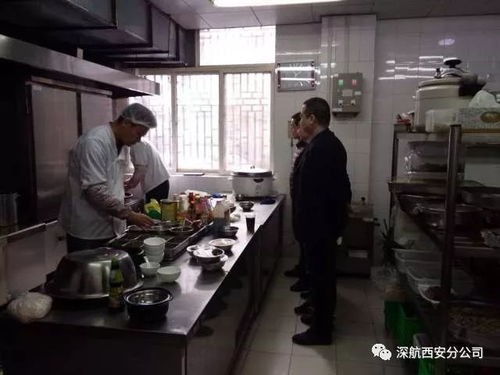 与总部接轨 提升餐食品质 提高工作质量 公司配餐部食堂管理室领导莅临西安分公司食堂交流指导